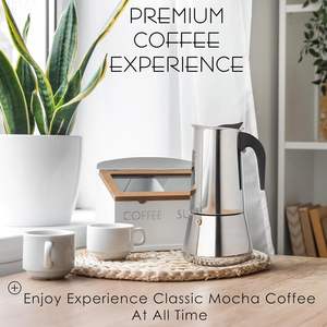 เครื่องชงกาแฟอิตาเลียนแบบพกพา ดีไซน์คลาสสิก ผลิตจากสแตนเลส ขายส่ง - Product Image 4