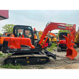 Excavatrice sur chenilles Doosan DX60-9C d'occasion avec moteur puissant et performances stables, en excellent état de fonctionnement, prête à l'exportation - Product Image 1
