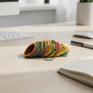 वांगक्सिंग WXF-023 निर्माता थोक प्राकृतिक रबर बैंड बंदूक लोचदार विभिन्न आकार के बाल मुद्रित रबर बैंड कस्टम लोगो - Product Image 2