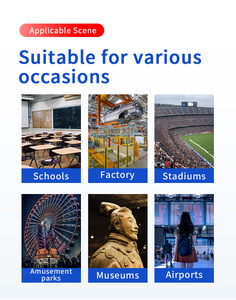 Pemindai detektor logam jalan melalui 18 zona, pengaturan cepat sensitivitas tinggi untuk keamanan & perlindungan multi-zona - Product Image 6