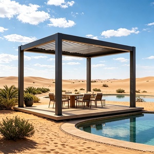 Toldo Ajustable para Exteriores de Gran Envergadura RKOVE Global Project, Preferido por Distribuidores y Diseñadores, con Revestimiento Refinado de Larga Duración - Product Image 3