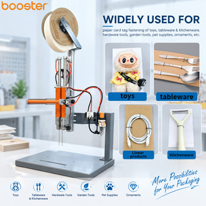เครื่องเย็บกระดาษแบบลม Booster Pneumatic Elastic Staple Machine VNS แบบกึ่งอัตโนมัติ ดีไซน์ไร้ใบมีด สำหรับบรรจุภัณฑ์ถุง - Product Image 5