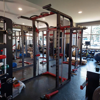 XINRUI Smith Power Rack Commercial Multi-Functional Smith Strength Training Fitness Gym Equipment