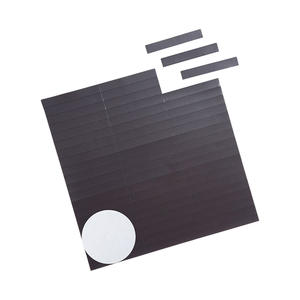 [MAGNETO] Pièces d'aimant en caoutchouc permanent, aimant doux pré-coupé avec adhésif pour usage industriel - Product Image 1