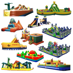 زحليقة مائية عملاقة قابلة للنفخ للاستخدام التجاري في الفناء الخلفي، زحليقة مائية قابلة للنفخ للأطفال، زحليقة جافة قابلة للنفخ، نطاطة قابلة للنفخ مع حوض سباحة - Product Image 4