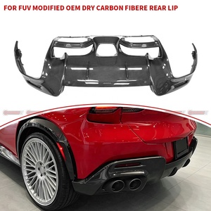 ลิ้นกันชนหลังคาร์บอนไฟเบอร์แท้ สำหรับ Ferrari Purosangue FUV รุ่น OEM พร้อมดิฟฟิวเซอร์หลังแบบ Pre-Preg ช่วยเพิ่มประสิทธิภาพการทรงตัวของรถ  นำเข้าจากโรงงานโดยตรง - Product Image 4