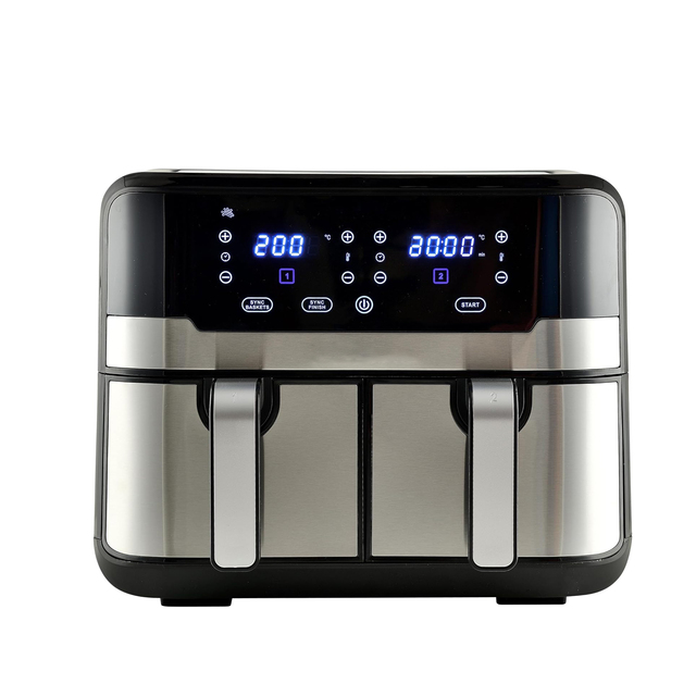 Large Capacity Oil Free Cooking Oven Air Fryer Dual Zone Basket Intelligent Kitchen Appliances