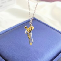 Bijoux classiques, pendentif en argent sterling 925, collier « Lover Hugs and Kisses » pour couple, collier personnalisé pour témoigner d'amour, cadeau pour femme