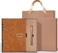 Carnet de notes de luxe pour entreprise, stylo, logo personnalisé, bloc-notes promotionnels, coffret cadeau d'entreprise, matériau en coton, numérique