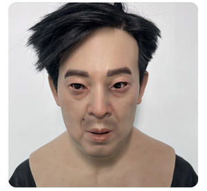 หน้ากากซิลิโคนหัวล้านสองชั้น แบบเต็มหัว คุณภาพระดับภาพยนตร์ พร้อมผิวสัมผัสสมจริง สำหรับคอสเพลย์และแกล้งคน - Product Image 2