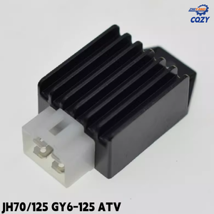 Oferta Especial: <span class=keywords><strong>Regulador</strong></span> Rectificador JH70 JH125 GY6-125 ATV <span class=keywords><strong>de</strong></span> 4 Pines y 12V, Rectificador <span class=keywords><strong>de</strong></span> Voltaje <span class=keywords><strong>de</strong></span> Media Onda para Piezas <span class=keywords><strong>de</strong></span> Motocicleta Jialing - Product Image 3