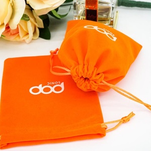 Bolsa de Almacenamiento con Cordón de Terciopelo Sellada, Ecológica y Duradera de 10x15cm para Auriculares, Joyas, Baterías Externas - Product Image 5
