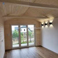 Kit de maison préfabriquée en bois de type 40, conception de production directe, maison de vacances, villa, bureau, entrepôt