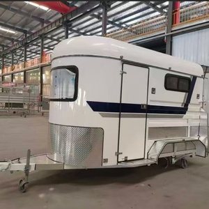 승마 장비 안장 프리미엄 말 제품과 <span class=keywords><strong>2</strong></span> 말 플로트 카트 - Product Image 5