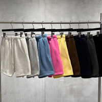 Ensemble 2 pièces streetwear homme : Sweat-shirt molletonné 345G à col semi-montant et short ample à cordon de serrage