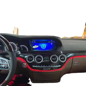 Mercedes s-class yükseltme w221 modifikasyon parçaları EQS dashboard ayarlanabilir atmosfer ışığı çıkış yapılandırması