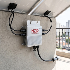 BDM800 NEP BDM-800 Sistema de Energía Solar Fotovoltaica Monofásico de 800W para Conexión a Red 220V 230V 240V IP67 Impermeable CE CEC para Hogar y Balcón BDM800 B - Product Image 1