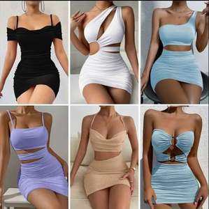 Ropa Usada Precio Directo de Fábrica Vestidos de Verano para Mujer al por Mayor Nuevo Vestido de Tirantes Francés de Verano Ropa de Marca Múltiples Estilos - Product Image 1