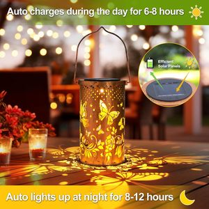 Lampes murales solaires d'extérieur haut de gamme en fer et marbre, étanches IP65, à induction, à intensité variable pour la décoration de jardin, patio et couloir - Product Image 1