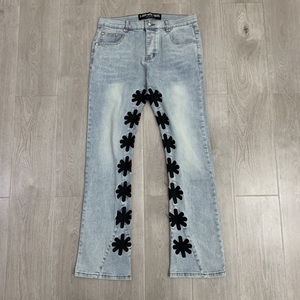 <span class=keywords><strong>2025</strong></span> Phong Cách Mới Chất Lượng Hàng Đầu Mới Thiết Kế Thương Hiệu In Ấn Denim Jeans Đường Phố Mặc Thẳng Chân Rộng Lostshdws Jeans Cho Nam Giới - Product Image 2