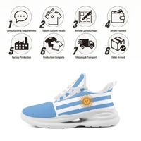 Chaussures de sport respirantes à lacets avec amorti, personnalisables avec le nom de l'équipe, fabrication directe usine, OEM ODM, baskets personnalisées pour fans