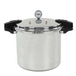 Olla a Presión de Aleación de Aluminio Ecológica de Gran Capacidad (23L) con Tapa de Acero Inoxidable y Asa de Plástico para Uso Doméstico y Hotelero - Product Image 1