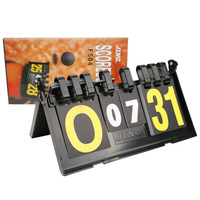 Tableau de score pliable portable en ABS de type boîte, multifonctionnel, pour le football, le tennis de table, le tennis, le badminton