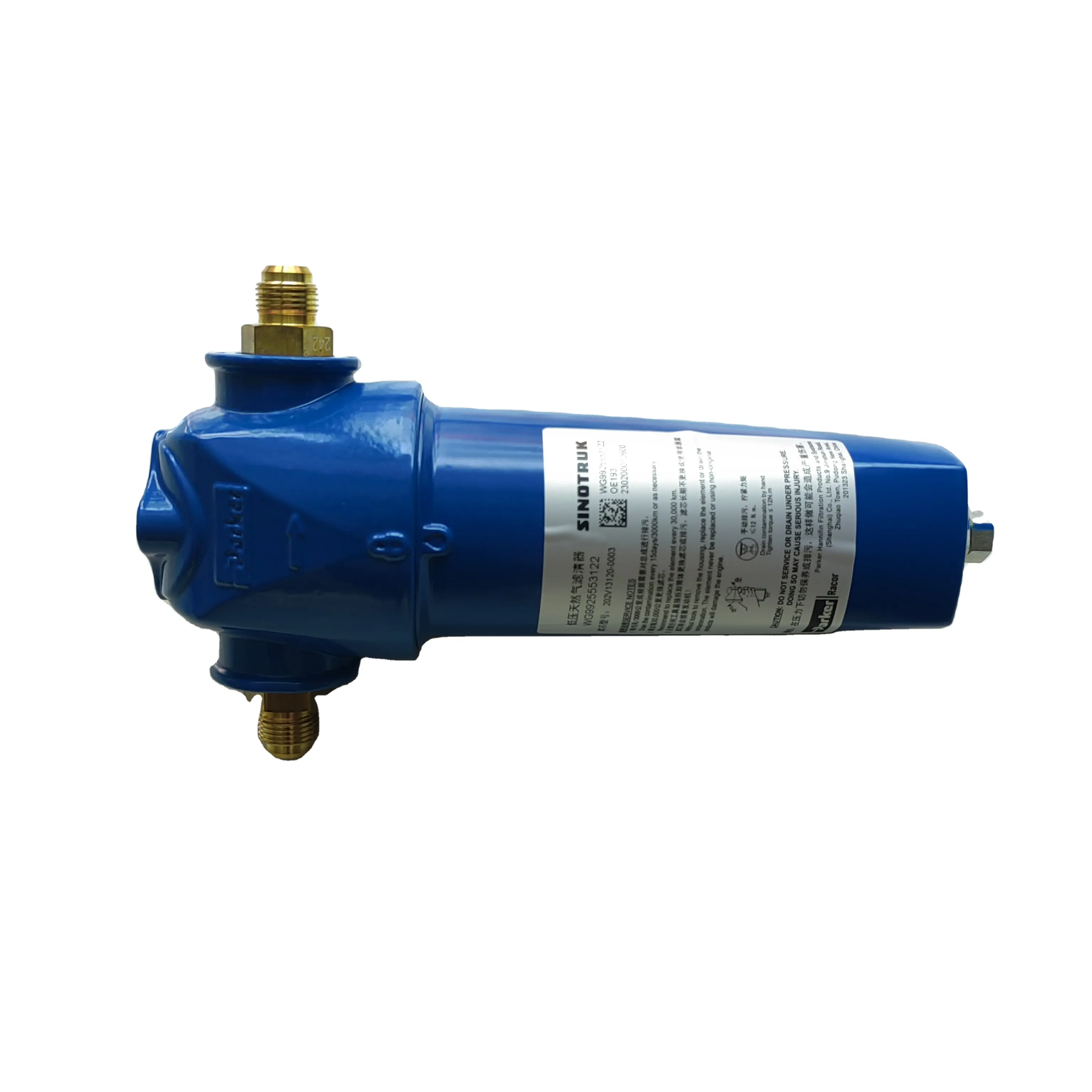 Applicable to the gas filter assembly of heavy-duty truck MAN engine WG9925553122 202V13120-0003 202V13120-0002