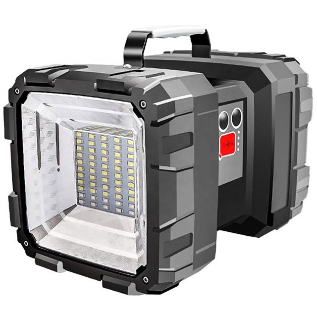 2000LM High Power Style LED USB Rechargeable Waterproof Double Head Handheld Working Light Torches Xhp70 Flashlights