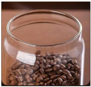 Contenitore Ermetico in Vetro dal Design Moderno, Sottovuoto e Antiumidità, con Coperchio di Scarico per Tè e Chicchi di Caffè - Product Image 6