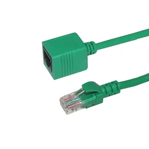 Cat5 Cat6 Cat7 Rj45 Ethernet-Verlängerung kabel von Stecker zu Buchse Lan Straight Wired Color Code Wiring Network Extension Cable für den Außenbereich