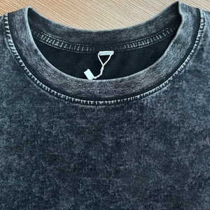 RUIKE-T-shirt surdimensionné personnalisé pour hommes, 100% coton - Product Image 2