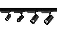 Rail d'éclairage intérieur moderne sur rail pour salle d'exposition Bijouterie Blanc Noir Colore LED Track Light