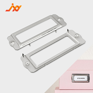 Boîte de rangement en métal décorative de marque JXY, modèle Q082, 82 mm x 32 mm, petits emplacements pour cartes de visite/étiquettes, vente en gros - Product Image 6