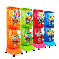 Vente en gros usine Distributeur automatique de capsules de jouets en plastique à monnayeur, machine à capsules Gacha, machine à prix pour enfants