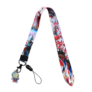 Custom Logo Embossed Soft Durable Nylon Printed Contemporary Promotional Lanyard Keychain Neck Strap