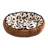Lit pour chien et chat de luxe, pliable, écologique, en lin, tendance, pour l'hiver, antidérapant, respirant, pour petits animaux