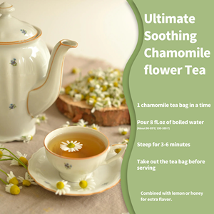 الأكثر مبيعًا أزهار البابونج العضوية المجففة الشاي العشبي ميلو ، ألياف مخلوطة فضفاضة - Product Image 5