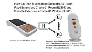 방수 무선 BLE 인터콤 양방향 오디오 시스템-의료 및 사무실 인터콤 솔루션 - Product Image 2