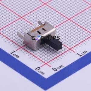 SS12D07L5B Slide Switch Through hole Component (THT) Switch Single Pole Double Throw Rectangle Pin Header PC Pin 8.8mm - Product Image 1