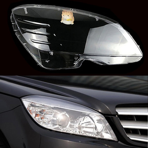 Scheinwerfer linse für Mercedes-Benz W204 C180 C200 <span class=keywords><strong>C220</strong></span> C280 C300 2007 ~ <span class=keywords><strong>2010</strong></span> Scheinwerfer abdeckung Ersatz Front auto licht Auto Shell - Product Image 4