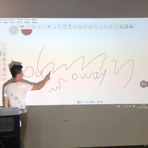 Multi-Taal Intelligent Bord Android Interactief Whiteboard 4K Resolutie Opvouwbaar Ontwerp <span class=keywords><strong>Camera</strong></span> School Onderwijs - Product Image 4