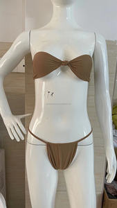 Bộ Đồ Bơi Hai Dây Vải Lấp Lánh Cho Bé Gái Trẻ Thiết Kế Mới 2022 Đồ Bơi Buộc Dây & Buộc Dây Đồ Bơi Màu Xanh Dương - Product Image 2