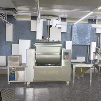 Pétrin à spirale entièrement automatique en acier inoxydable neuf avec couvercle à pression d'air, capacité 200 kg, haute productivité