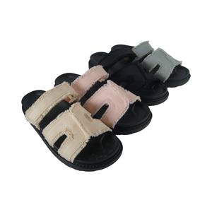 Infradito in Sole spessa da <span class=keywords><strong>donna</strong></span> <span class=keywords><strong>di</strong></span> design nuovo arrivo con plateau in <span class=keywords><strong>paglia</strong></span> Casual Outwear pantofole per l'estate - Product Image 6