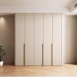 Lujo simple-Armario moderno con puerta plana blanca Armario de gran capacidad - Product Image 6