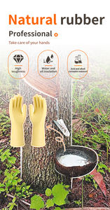 قفازات تنظيف مطبخ صحية صديقة للبيئة للاستخدام المنزلي تنظيف طبيعي آمن - Product Image 3