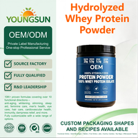 Protéine de lactosérum hydrolysée de haute pureté 100% isolée, 25g de protéines, 5,5g de BCAA, 2,6g de leucine, poudre de protéines multi-collagène pour adultes
