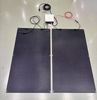 Panneaux solaires flexibles 800W pour clôtures, maisons, jardins, production d'énergie commerciale et industrielle, centrales solaires de balcon, conformes aux réglementations britanniques