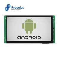 Prokulus papan pengembangan Android, 7 inci layar sentuh modul 1024*600 dengan tampilan Panel layar sentuh